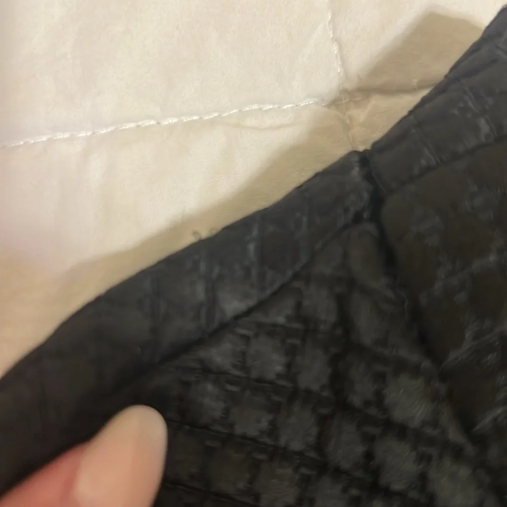 Giorgio Armani Black Jacket with Quilted Texture